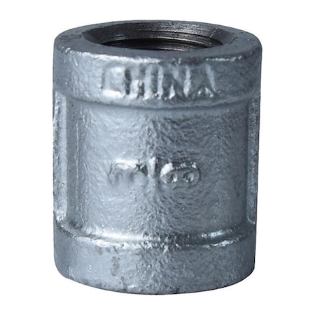 Exclusively Orgill Pipe Coupling, 38 In, NPT, Malleable Steel, SCH 40 Schedule, 300 Psi Pressure